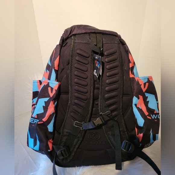 NEW Wooter Apparel Black and Blue Men's Backpack - Picture 2 of 7